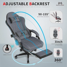 GAMTIMER | GAMING CHAIR WITH FOOTREST