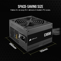 CORSAIR CX650 80+ BRONZE | POWER SUPPLY