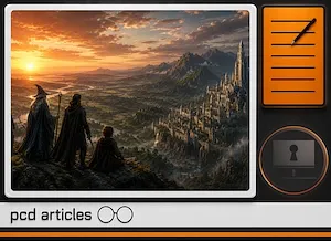 PCD ARTICLE THE LORD OF THE RINGS RPG GAME COVER PHOTO